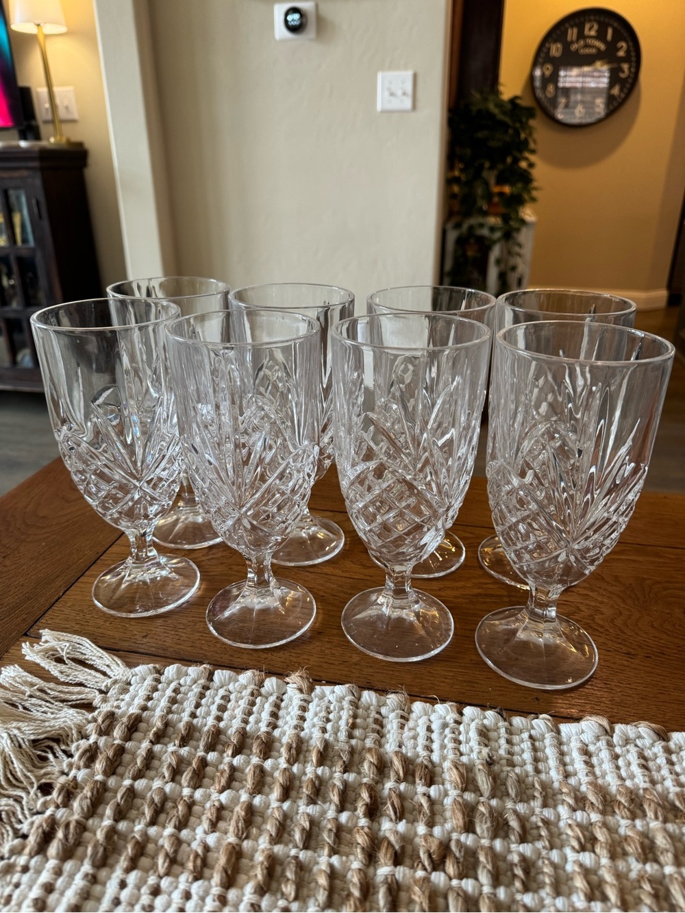 Godinger Dublin Crystal Ice Tea Glass, Set of 8